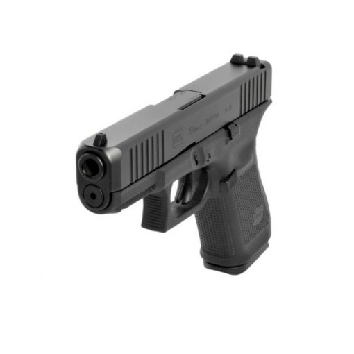Glock 19 Gen 5 9mm Compact Pistol 15 Round - Front Slide Serrations - Black