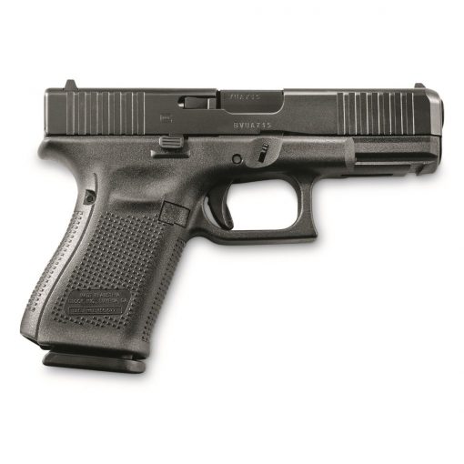 Glock 19 Gen 5 9mm Compact Pistol 15 Round - Front Slide Serrations - Black - Image 2