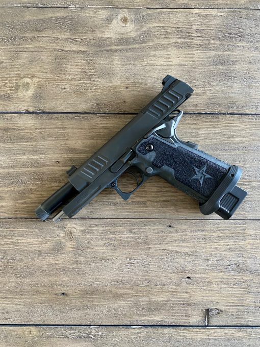 Staccato P DPO (9mm) G2 Tac Texture - CS Frame Black DLC Threaded Barrel (Black) Package - Image 6