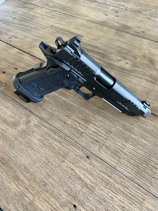 Staccato P DPO (9mm) G2 Tac Texture - CS Frame Black DLC Threaded Barrel (Black) Package - Image 4